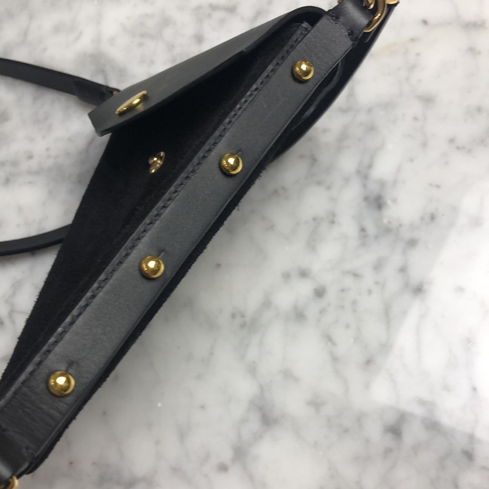 Isabel Marant suede and leather Black Crossbody Bag Size 7”X 5”1/4 inches - Picture 10 of 16